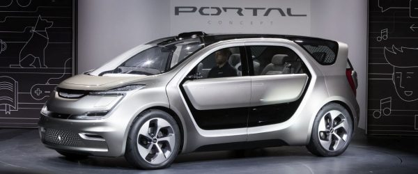Chrysler Portal self-driving concept world debut