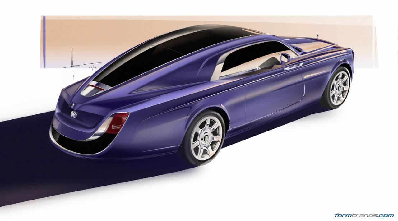 Rolls-Royce Sweptail exterior rendering