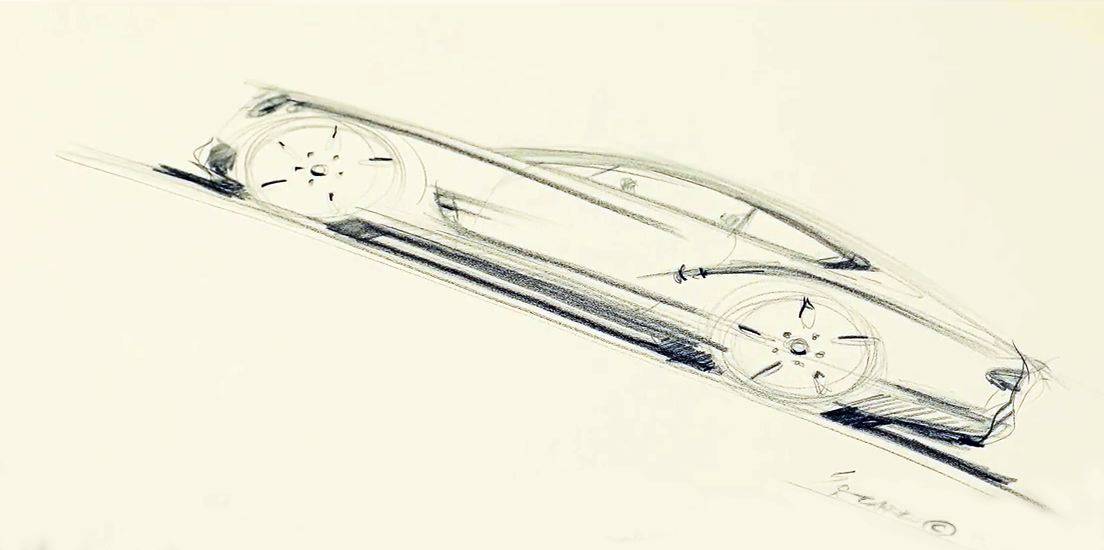 2018 Bentley Continental GT sketch by Stefan Sielaff