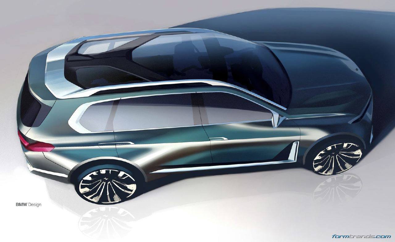 BMW X7 iPerformance concept sketch