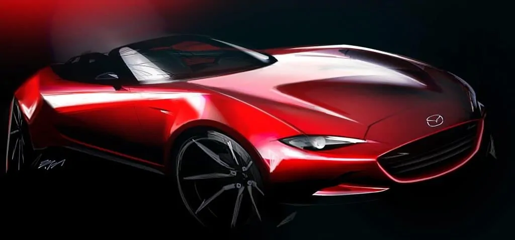 Mazda MX-5 exterior sketch