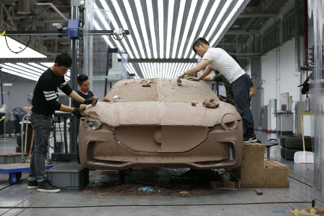 Clay model of the MG E-Motion concept